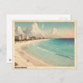 カンクンメキシコヴィンテージトラベル ポストカード (正面/裏面)