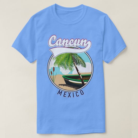 カンクンメキシコ旅行 Tシャツ (デザイン正面)