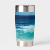 カンクンメキシコ海 保温保冷タンブラー (正面)