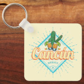 カンクンメキシコ踊りサボスヴィンテージテキーラ キーホルダー (正面)