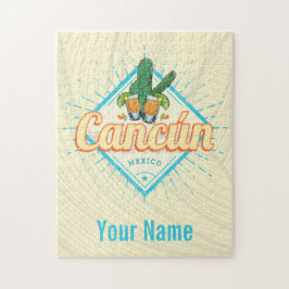 カンクンメキシコ踊りサボスヴィンテージテキーラ ジグソーパズル