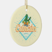カンクンメキシコ踊りサボスヴィンテージテキーラ セラミックオーナメント (右)