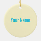 カンクンメキシコ踊りサボスヴィンテージテキーラ セラミックオーナメント (裏面)