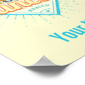 カンクンメキシコ踊りサボスヴィンテージテキーラ ポスター (角)