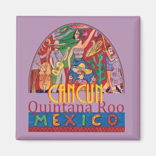 カンクンメキシコ マグネット (正面)