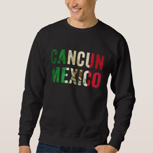 カンクンメキシコ – メキシコの夏休み スウェットシャツ (正面)