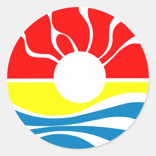 カンクンメキシコ ラウンドシール (正面)