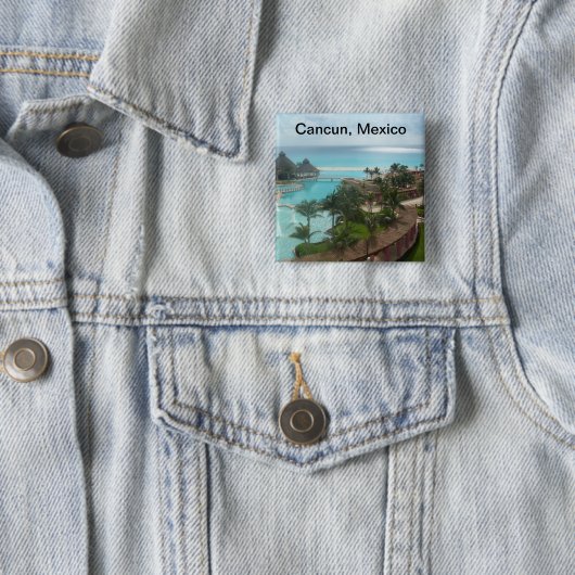 カンクンメキシコ 缶バッジ (インサイチュ)