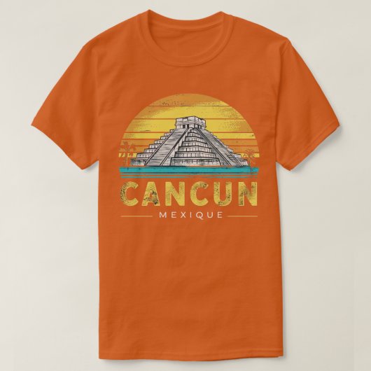 カンクンメキシコ Tシャツ (デザイン正面)