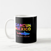 カンクンメキシコTシャツシャーク魚釣りティー コーヒーマグカップ (左)