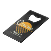 カンクンユカタンメキシコサン クレジットカード栓抜き (正面アングル)