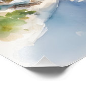 カンクン水彩画 フォトプリント            (角)