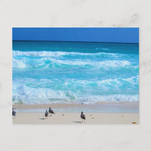 カンクン海#2 ポストカード (正面)