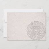 カンクン結婚の写真ありがとう サンキューカード (裏面)