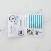 カンクン結婚メキシコへのパスポート招待状 招待状 (内部)