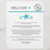 カンクン結婚メキシコ向けウェルカムレター (正面/裏面)