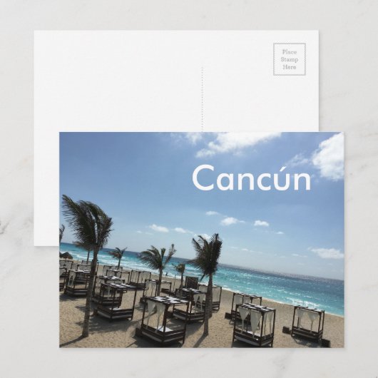 カンクン語(メキシコ) – はがき (正面/裏面)