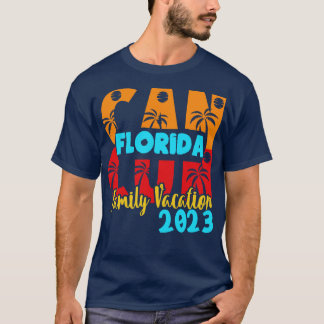 カンクン2023フロリダ夏の家族カップルのマッチング Tシャツ