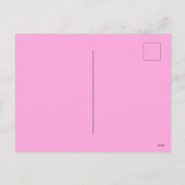 カンクン、カンクン旅行アート名門私立校風の、ピンク、赤 シーズンポストカード (裏面)