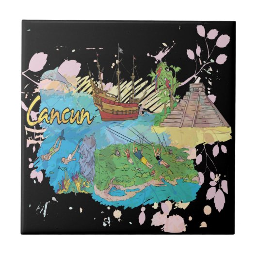 カンクン タイル (正面)