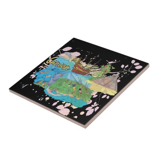 カンクン タイル (側面)