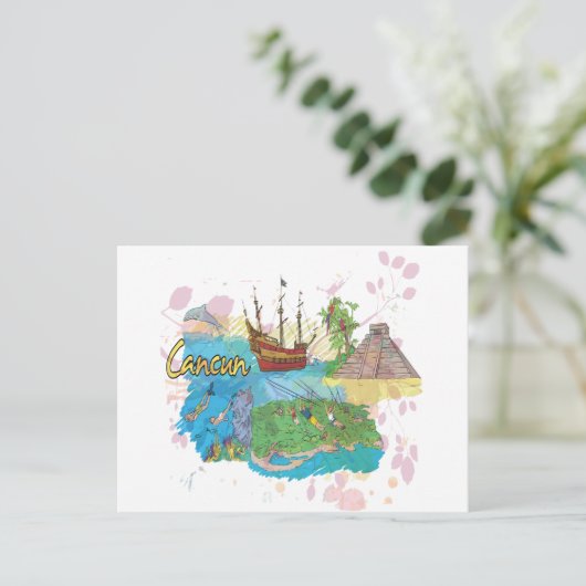 カンクン ポストカード (スタンド正面)