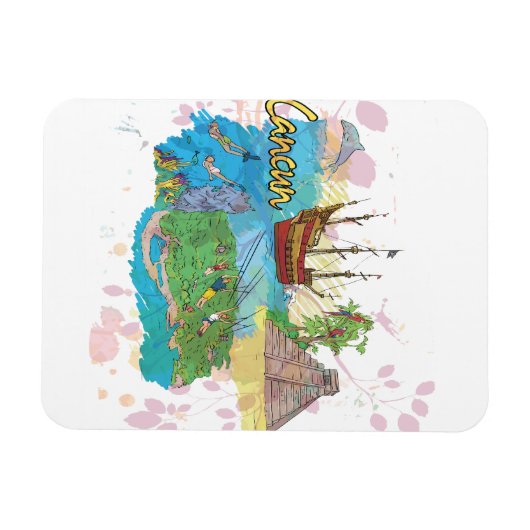 カンクン マグネット (横)