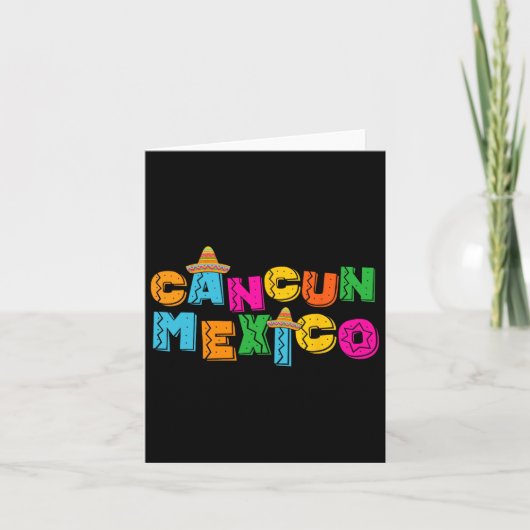 カンクン メキシコ カード (正面)