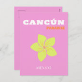 カンクン,メキシコ,トロピカルアート,名門私立校風のルー名門私立校風のム シーズンポストカード (正面/裏面)