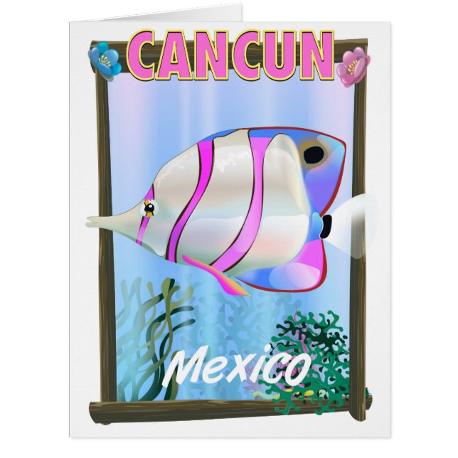 カンクン メキシコ トロピカル 旅行 ポスター (正面)