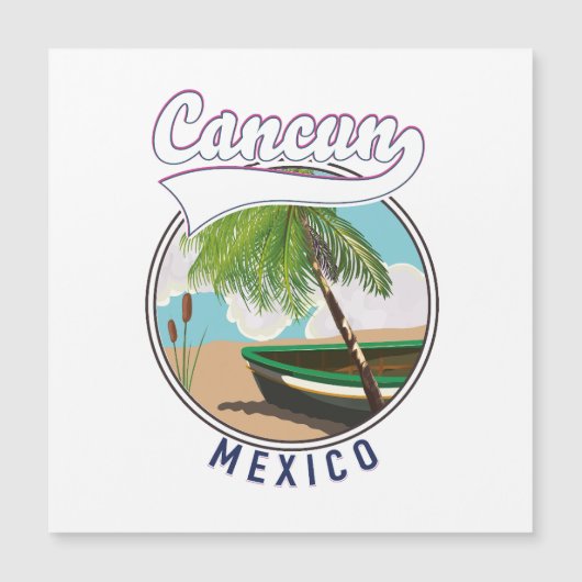 カンクン メキシコ ビーチ 旅行 ロゴ (正面)