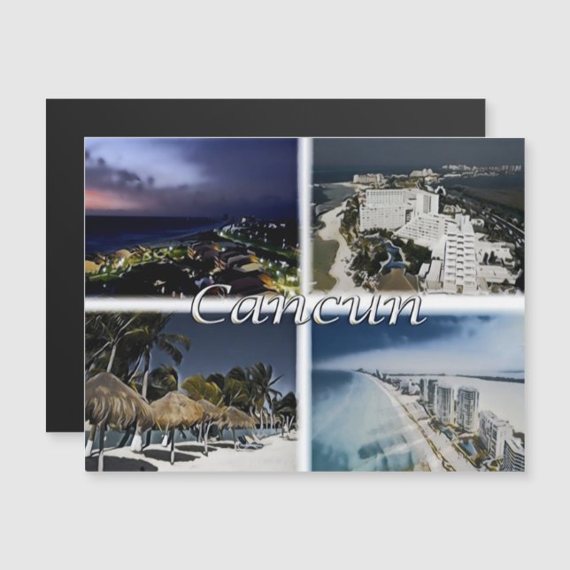 カンクン – メキシコ – モザイク –  (正面/裏面)