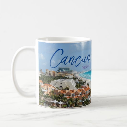 カンクン メキシコ 風景 コーヒーマグ カップ お土産 (左)