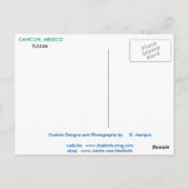 カンクン#8の郵便はがき ポストカード (裏面)