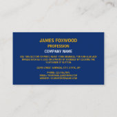 カンサン州旗・シールカンザス州旗 名刺 (裏面)