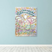 カンサーノプエードハカーエンジェルキャンバスアツ絵画ーズ キャンバスプリント (インサイチュ (ウッドフロア))