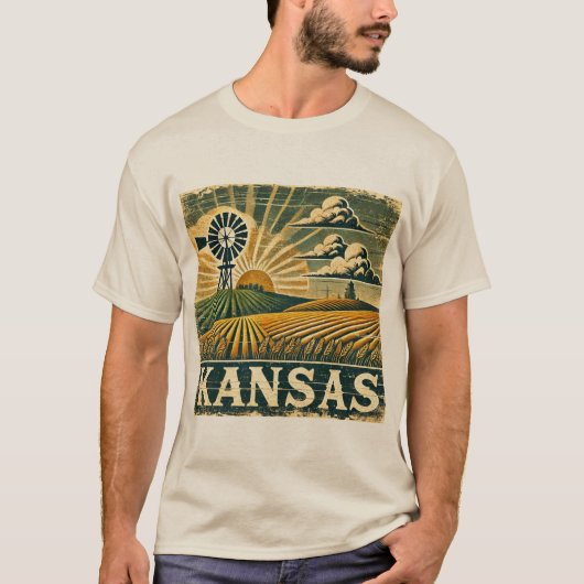 カンサ動揺してーグランジス Tシャツ (正面)