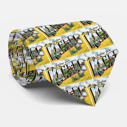 カンザスからの挨拶! ネクタイ (ロール)