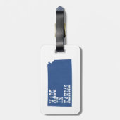 カンザスで作られる ラゲッジタグ (裏面縦)