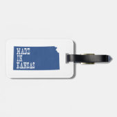カンザスで作られる ラゲッジタグ (裏面横)