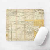 カンザスとテキサス州の州の地図 マウスパッド (マウス)