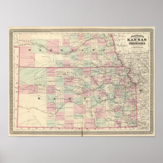 カンザスとネブラスカ ポスター (正面)