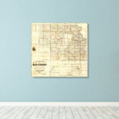 カンザスと金ゴールド鉱山 キャンバスプリント (インサイチュ (ウッドフロア))