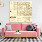 カンザスと金ゴールド鉱山 キャンバスプリント (インサイチュ (リビング))