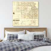 カンザスと金ゴールド鉱山 キャンバスプリント (インサイチュ (寝室))