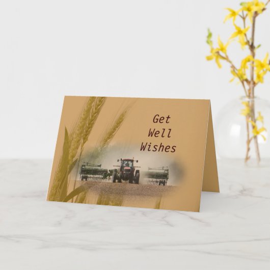 カンザスのあくムギ#3-は大事な行事をカスタマイズ カード (黄色い花)