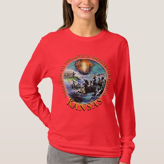 カンザスのお茶会のTシャツ Tシャツ (正面)