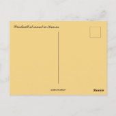 カンザスのサンセットで風車 ポストカード (裏面)