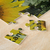 カンザスのヒマワリ ジグソーパズル (側面)