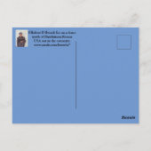 カンザスのフェンスの上の氷 ポストカード (裏面)